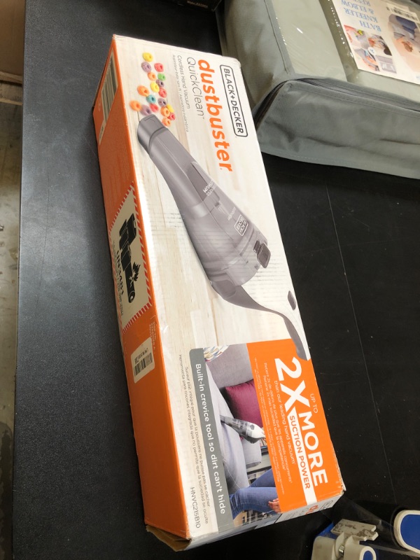 Photo 2 of Black+Decker dustbuster QuickClean Cordless Handheld Vacuum (HNVC215B10)