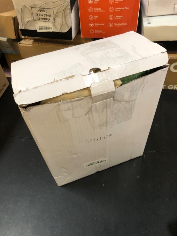 Photo 1 of Liliful 8 Ft Tall Christmas Santa Inflatable Outdoor Decorations Hula Santa Claus on Beach Palm Tree Outdoor Xmas Blow Up Yard Decoration with LED Lights for Christmas Party Outdoor Garden Lawn Patio