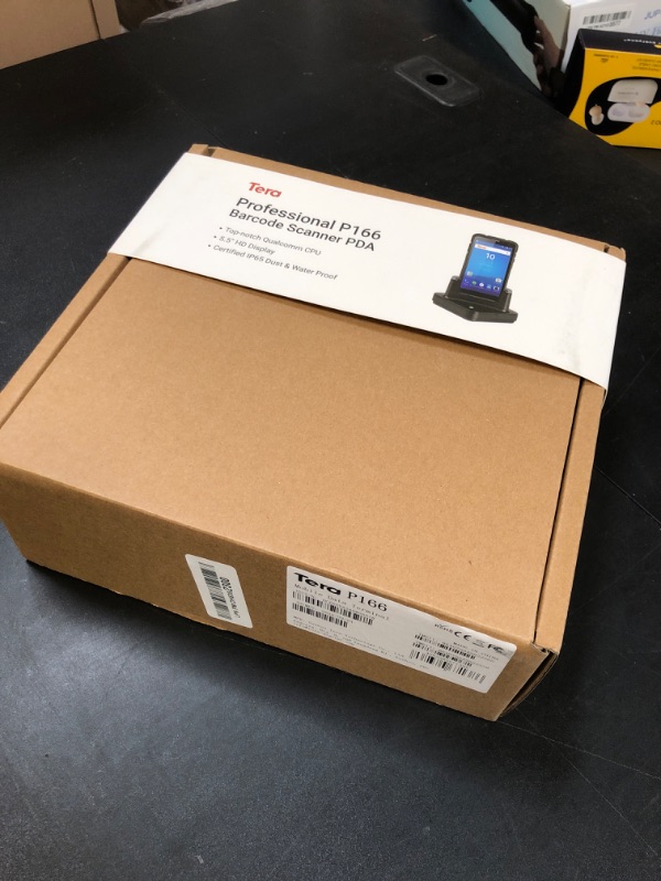 Photo 1 of Tera Upgraded Barcode Scanner Android 13: Qualcomm CPU with Charging Cradle Handheld Rugged PDA QR 2D with Zebra SE4710 Scanner 5.5” HD Display NFC 4G Wi-Fi GPS BT for WMS Management P166 PRO