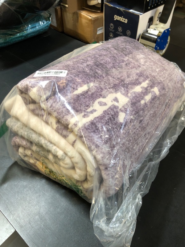 Photo 1 of Carvapet 5x7 Purple Rug Washable Modern Abstract Area Rug Ultra Soft Lavender Rugs for Living Room Bedroom Dorm Indoor Low Pile Carpet Boho Rug with Non-Slip Rubber Backing