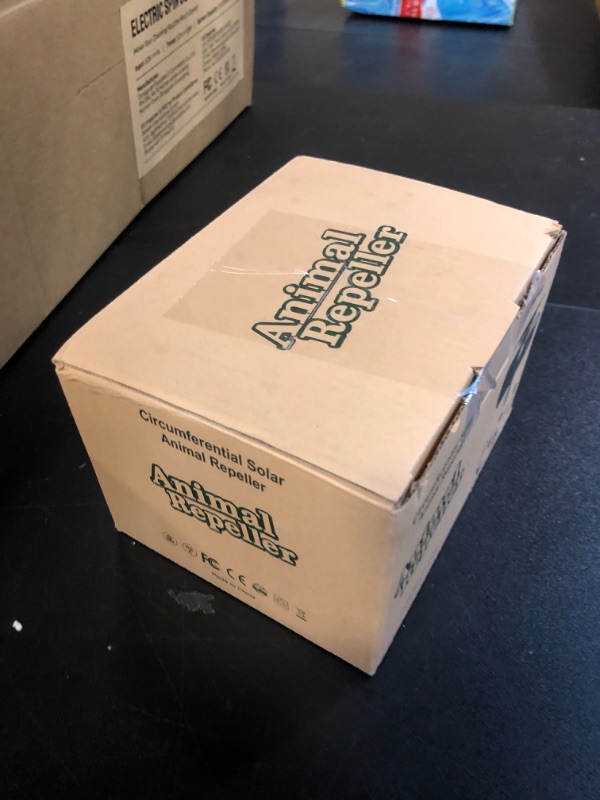 Photo 1 of Ultrasonic Animal Repeller, 5 Modes Solar Powered Animal Deterrent, Waterproof Repellent with Motion Sensor and Flashing Light for Squirrels, Rabbit, Fox, Raccoon for Yard Farm Garden