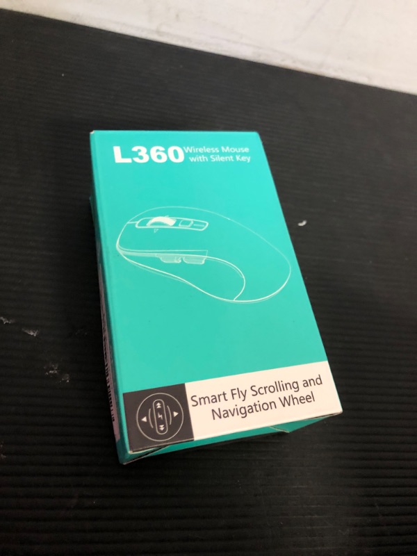 Photo 1 of CITLLA Wireless Bluetooth Mouse (USB + BT1 + BT2), Full Size Mouse, 4-Way Scrolling, Multi-Device Silent Mouse for Computer, Laptop, iPad, MacBook (Black)