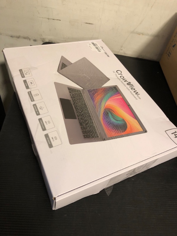 Photo 1 of ELECROW Portable Monitor 14" 1080P FHD USB C Portable Laptop Monitor w/Keyboard Built-in Battery Computer Display IPS External Gaming Monitor for Phone PC Mac Xbox Switch - CrowView Note