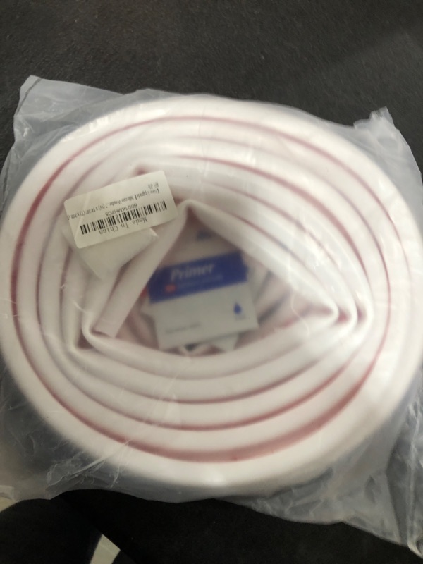 Photo 2 of ?New Upgrade?Silicone Weather Stripping Door Seal Strip,Self-Adhesive Door Weather Striping for Doors,Door Weather Seal Strip for Door Soundproofing Insulation White 9/16" (W) x 14/30" (T) x 23ft (L)