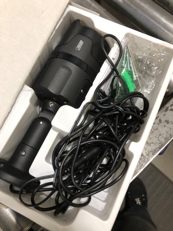 Photo 1 of Feit Electric Outdoor Camera, 2.4GHz WiFi Security Camera Works with Alexa and Google Assistant, 1080p HD Video Camera Motion Detection, Night Vision, 2-Way Audio, No Hidden Fees, CAM/WM/WiFi