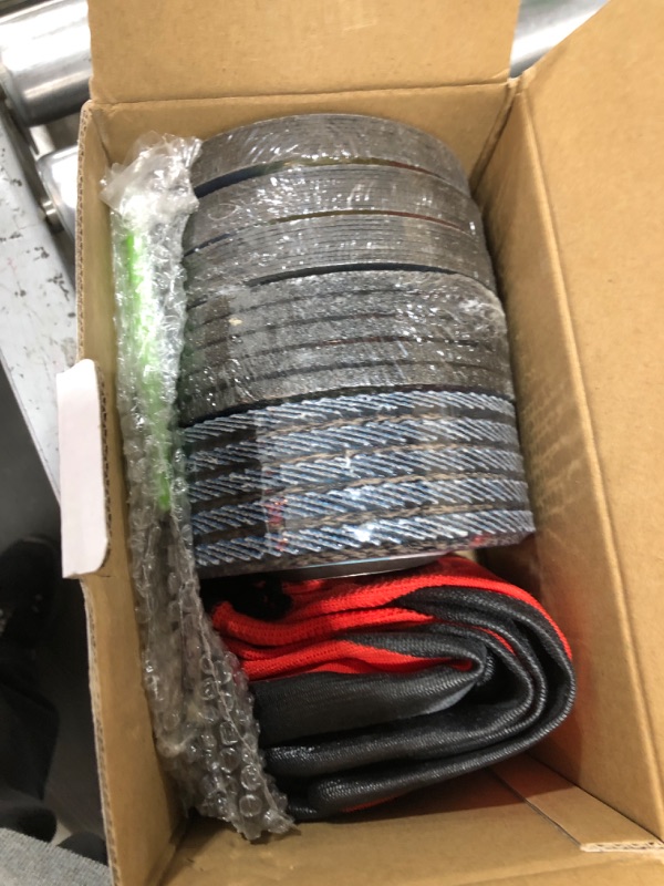 Photo 1 of OUBA Cut Off Wheel & Grinding Wheel Flap Disc 43PCS 4 1/2 Inch Angle Grinder Discs Including Cutting wheels, Grinder Disc, Sanding Disc & Wrench 4.5inch x 7/8" Arbor Metal Stainless steel Cut Off Disc