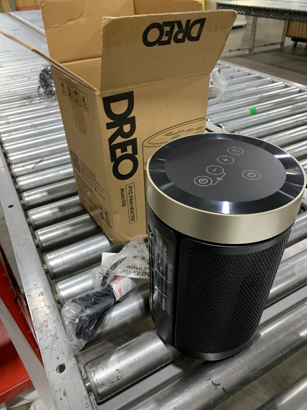 Photo 1 of Dreo Space Heater, Portable Electric Heaters for Indoor Use with Thermostat and Remote, 2024 Upgraded, Digital Display, 12H Timer, 5 Mode, 1500W PTC Ceramic Fast Safety Heat for Office Bedroom Home