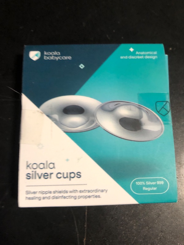 Photo 1 of Koala Babycare The Original Nursing Cups 999 Silver – Nipple Shields for Nursing Newborn - Breastfeeding Essentials Protect and Soothe Cracked Nipples - Standard Size