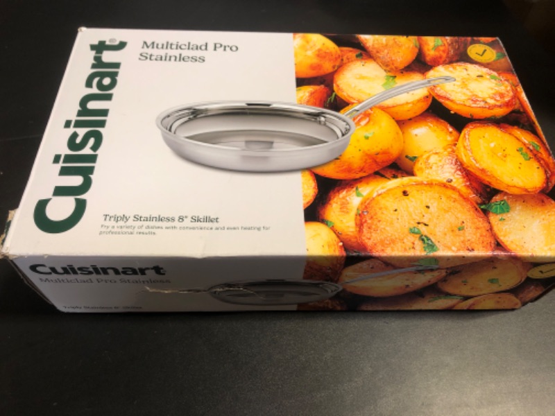 Photo 1 of Cuisinart MultiClad Pro 8" Open Skillet, 8-Inch, Stainless Steel