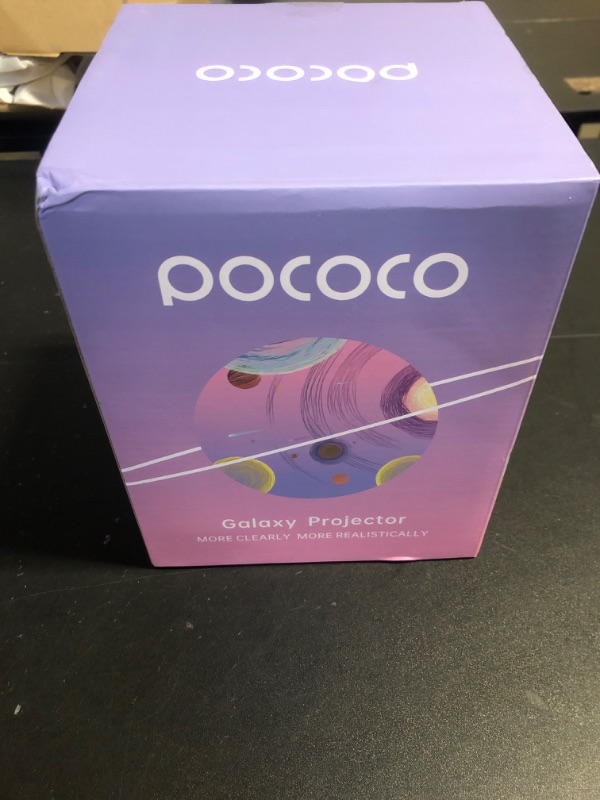 Photo 1 of POCOCO Galaxy Star Projector for Bedroom with Replaceable Optical Film Discs, Home Planetarium Night Light Projector with High-Definition Soft Light for Relax, Study, and Meditate, Stress Relief Gifts