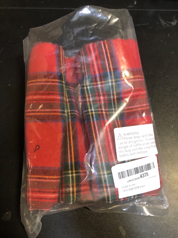 Photo 2 of AQOTHES Pack of 2 Christmas Plaid Decorative Throw Pillow Covers Scottish Tartan Cushion Case for Farmhouse Home Holiday Decor Red and Green, 24 x 24 Inches