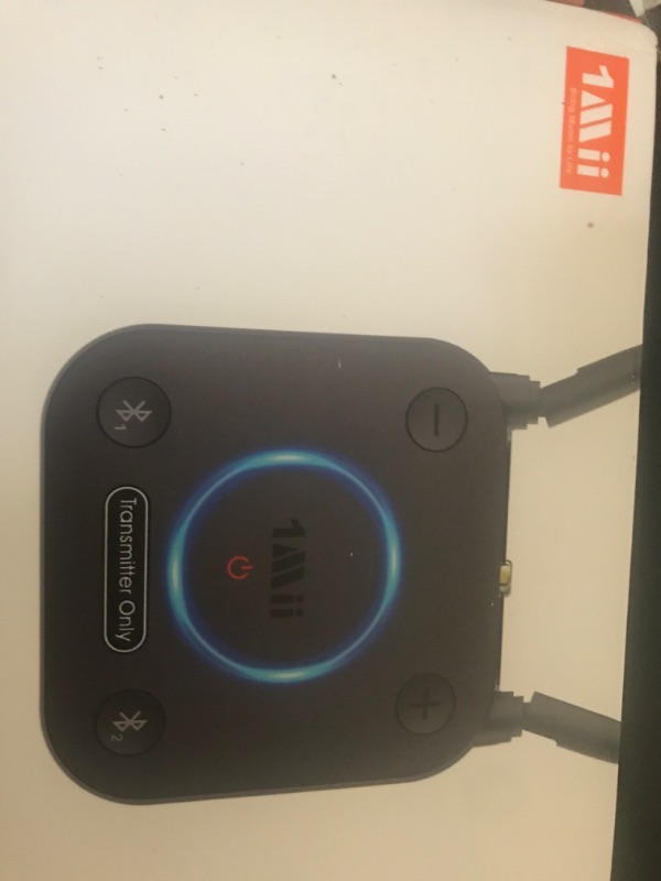 Photo 2 of 1Mii B06TX Bluetooth 5.2 Transmitter for TV to Wireless Headphone/Speaker, Bluetooth Adapter for TV w/Volume Control, AUX/RCA/Optical/Coaxial Audio Inputs, Plug n Play, aptX Low Latency & HD