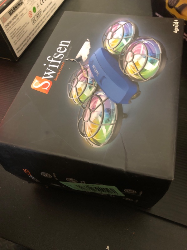 Photo 1 of Swifsen Drones for Kids with Camera,Rc Drone Indoor Small Helicopter,Birthday Gifts for Boys and Girls Beginners Friendly,Mini Quadcopter Toy With 2 Batteries,Propeller Full Protect,Altitude Hold,4 Colourful Light