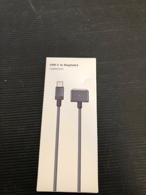 Photo 2 of 140W USB-C to Magnetic 3 Cable, Compatible with MacBook Pro 2021 M1 Pro & Max Chip 14" 16", MacBook Air 2022 2023 M2, MacBook Pro 2023 M2 Pro & Max Chip 14" 16", Safe 3 Cable for MacBook - 6.6ft