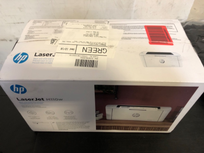 Photo 1 of HP LaserJet M110w Wireless Black & White Printer