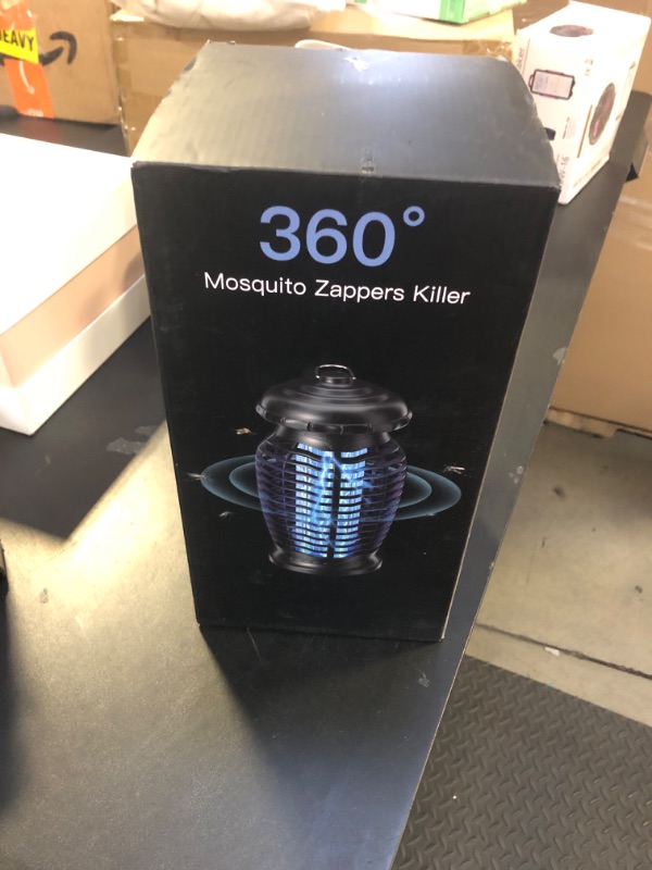 Photo 1 of Bug Zapper Outdoor 4200V Electronic Mosquito Zapper Fly Traps Outdoor Mosquito Repellent Killer Inside/Outside for Home, Patio, Backyard, Black