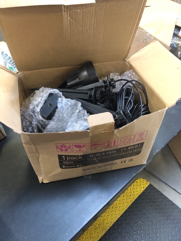 Photo 1 of VOLISUN Halloween Landscape Color Changing Spotlights RGB with Transformer 7 Multicolored Hallween Outdoor Uplights Waterproof IP65 for Patio Gate Walkway Pool Garden Yard Driveway 8Pack