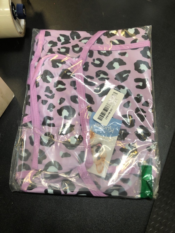 Photo 2 of Kuoser Dog Recovery Suit for Dogs After Surgery,Professional Surgical Onesie for Female Male Dogs Spay Neuter,Soft Dog Surgery Suit Bodysuit for Abdominal Wounds Skin Disease,Purple Leopard XL