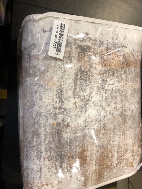 Photo 1 of famibay Area Rug 3x5, Modern Abstract Throw Rug with Rubber Backing, Beige/Camel, Washable Rugs for Bedroom Aesthetic, Non Slip Kitchen Entryway Rug, Low Pile Area Rug, Dorm Rug