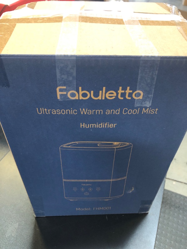 Photo 1 of FABULETTA Humidifiers for Bedroom, Warm and Cool Mist Humidifier Large Room for Home, 4.5L Top Fill Room Humidifier with 45H Runtime, 3 Mist Levels, Essential Oil Diffuser, Quiet Sleep Mode ? Timer