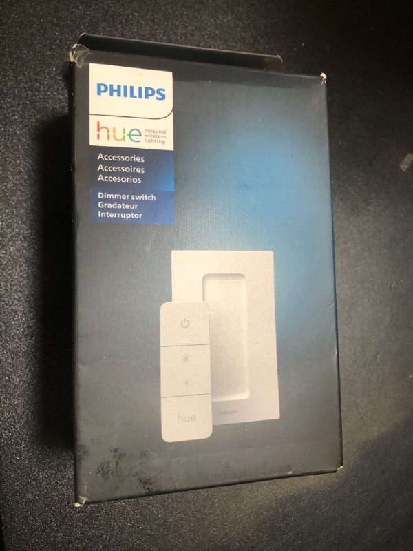 Photo 1 of Philips Hue White Wireless Dimmer Switch w/Remote Control 1 pk