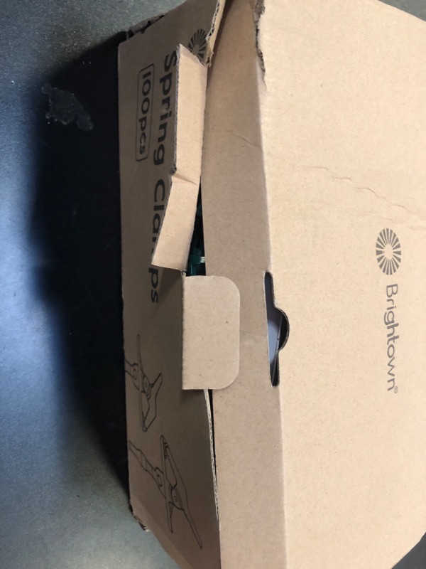 Photo 1 of C7 C9 Christmas Lights Universal Spring Clips, 100 Count Quick Spring Clips for Holiday Light Decorations, Shatterproof Shingle and Gutter Clips for E12 E17, Metal Surface Roof Fence Railing Gates