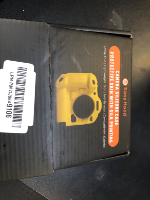 Photo 1 of Camera Case for Canon EOS R5, Anti-Slip Texture, Snug Fit Soft Silicone Rubber Protective Camera Cover Silicone Sleeve Body Skin Protector Shell (Black)