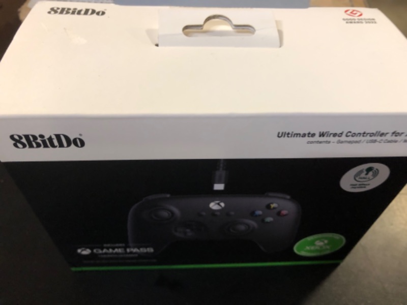 Photo 2 of 8Bitdo Ultimate Wired Controller for Xbox Series X|S, Xbox One and Windows, Hall Effect Joystick Update, PC Gaming Gamepad with Back Buttons, Trigger Vibration - Officially Licensed (Black)