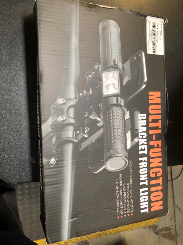 Photo 1 of Redcomets 2400lumens Bicycle Light,Bike Handlebar Extender,Aviation Aluminum Alloy Bike Headlights, Comes with a Bicycle Speedometer Holder &Bike Phone Mount and a Built-in 10000mAh Bike Power Bank