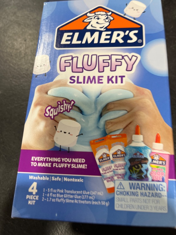 Photo 2 of Elmers 4pc Fluffy Slime Kit