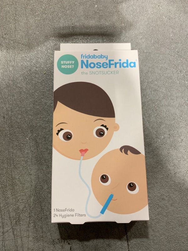 Photo 2 of Frida Baby NoseFrida SnotSucker Nasal Aspirator for Baby, Baby Nose Sucker with 24 Extra Hygiene Filters