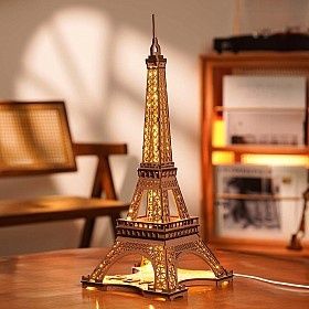 Photo 2 of ROETGL01 Night of the Eiffel Tower 3D Wooden Puzzle
