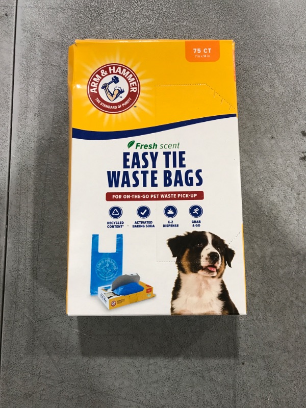 Photo 2 of Arm & Hammer Plastic Disposable Pet Waste Bags 75 pk