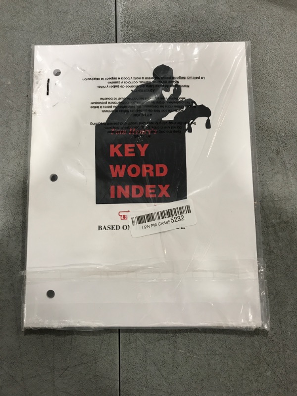 Photo 2 of 2020 Key Word Index by Tom Henry