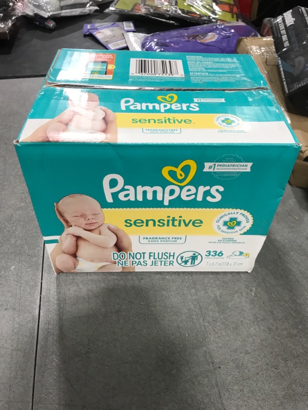 Photo 2 of Pampers Sensitive Baby Wipes 336