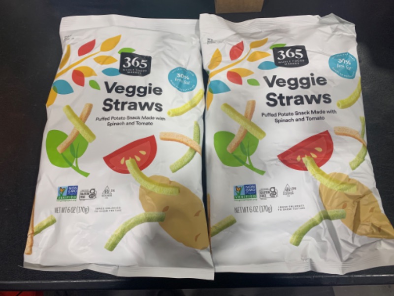 Photo 2 of  2 PACK 365 by Whole Foods Market, Original Veggie Straws, 6 Ounce BB 11.23.24