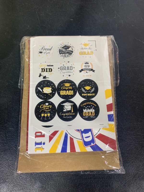 Photo 1 of Graduation Cards, Graduation Cards 2024, Funny Graduation Card, 20 Pack Congratulations Cards with Envelopes, Graduation Greeting Cards Grad Gift Cards College High School Graduation Party Decorations