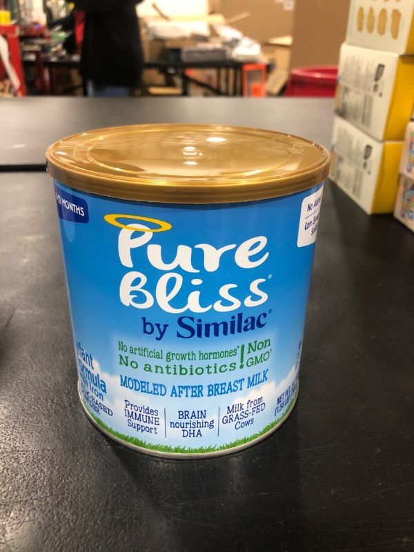 Photo 2 of  USED BY  11.01.24 Pure Bliss by Similac Irish Farms Infant Formula, Easy to Digest, Non-GMO, Powder, 24.7-oz Can 1.54 Pound (Pack of 1)