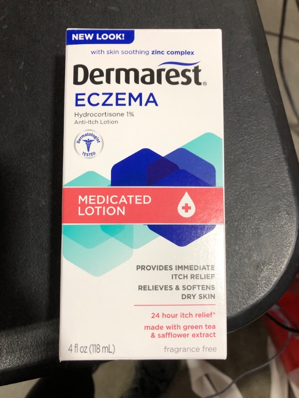 Photo 2 of Dermarest Eczema Medicated Lotion | Dermatologist Tested | 4 FL OZ