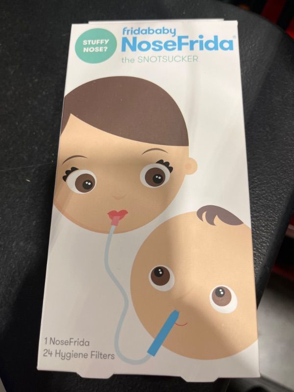 Photo 2 of Frida Baby NoseFrida SnotSucker Nasal Aspirator for Baby, Baby Nose Sucker with 24 Extra Hygiene Filters