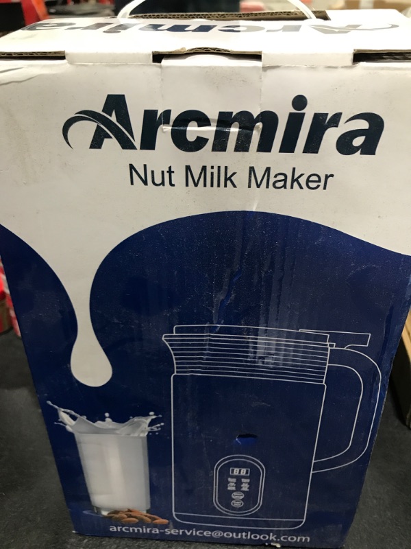 Photo 2 of Automatic Nut Milk Maker, 20 oz(600ml) Homemade Almond, Oat, Soy, Plant-Based Milk and Non-Dairy Beverages, Almond Milk Maker with Delay Start/Keep Warm/Boil, Soy Milk Maker with Nut Milk Bag, Green