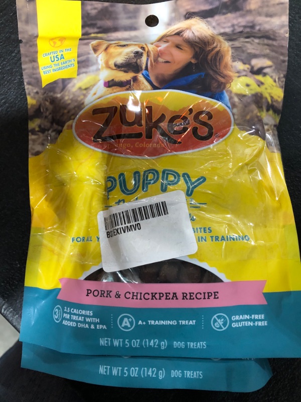 Photo 2 of 2 PACK Zuke's Puppy Naturals Pork & Chickpea Recipe Grain-Free Dog Treats