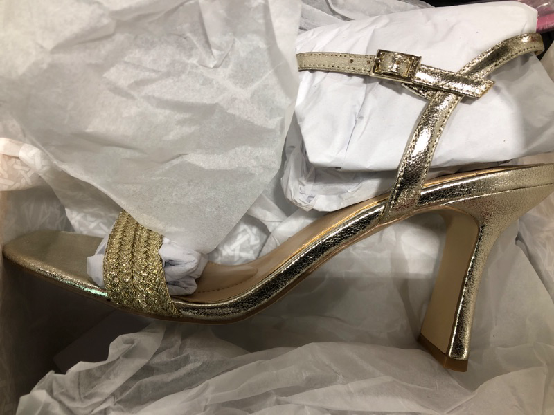 Photo 3 of Jewel Badgley Mischka Women's Heddia Square Toe Evening Sandals