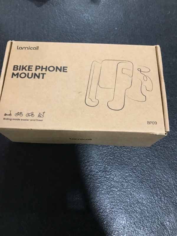 Photo 2 of Lamicall Motorcycle Phone Mount Holder - [Camera Friendly] [1s Lock] Bike Phone Holder Handlebar Clamp