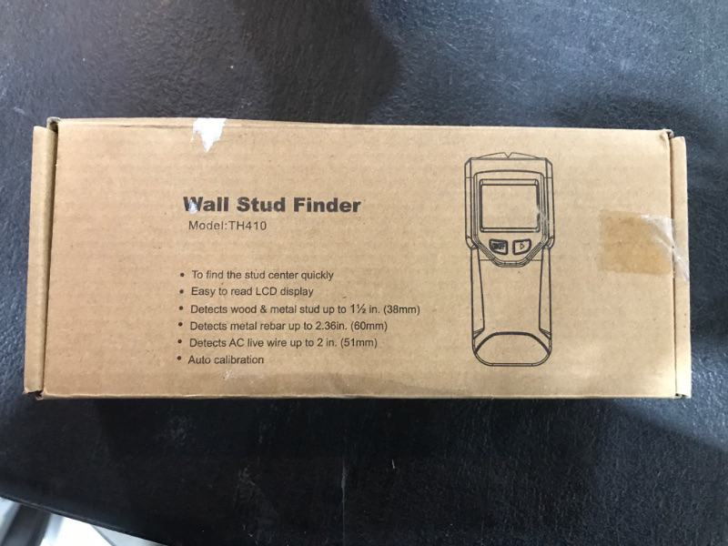 Photo 2 of Stud Finder Wall Scanner, 5 in 1 Stud Detector with Smart Microprocessor Chip and LCD Display, Stud Sensor Beam Finders for Center and Edge of Wood AC Wire Joist Metal Pipe, Tool Gifts for Men Women