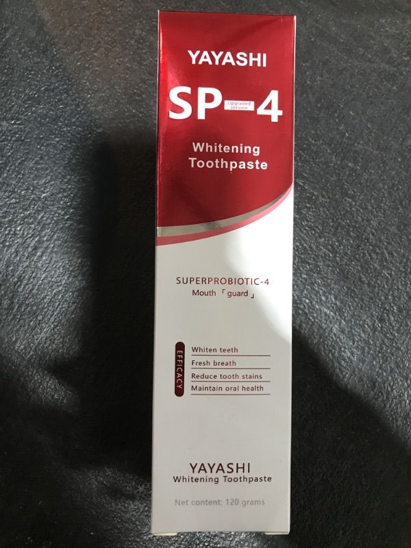 Photo 2 of Sp-4 Ultra Whitening Toothpaste,Super Probiotic-4 Toothpaste, Sp 4Toothpaste,Fresh Breath, 4.9 oz