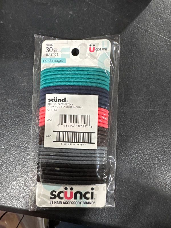 Photo 1 of Scunci No Damage Ponytail Holders - 30 pieces