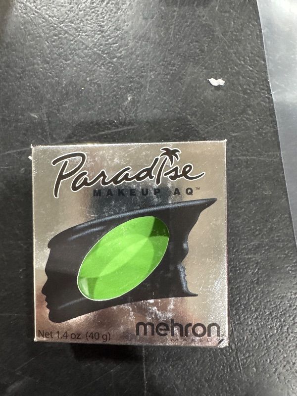 Photo 2 of Mehron Makeup Paradise Makeup AQ Face & Body Paint (1.4 Oz) (Light Green)
