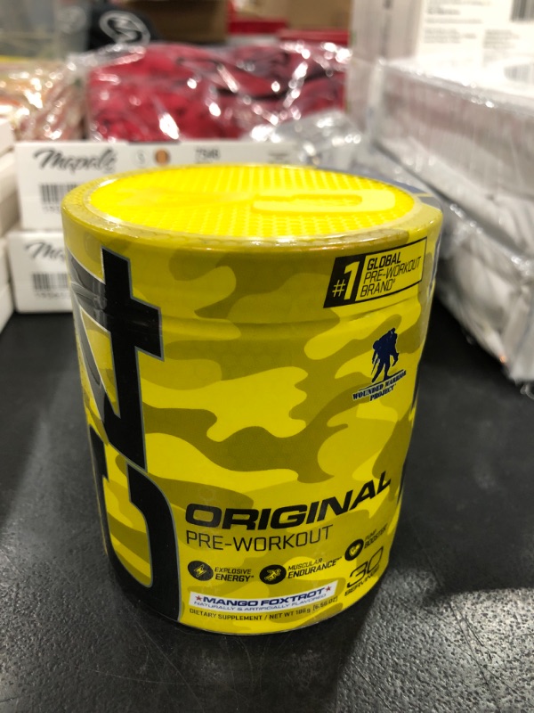 Photo 2 of Cellucor C4 Original Pre Workout Powder Mango Foxtrot Sugar Free Preworkout Energy for Men & Women 150mg Caffeine + Beta Alanine + Creatine - 30 Servings BB12.24