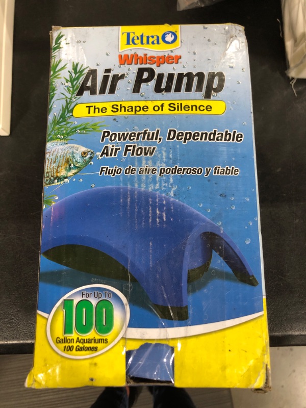 Photo 2 of Tetra Whisper Easy to Use Air Pump for Aquariums (Non-UL),Blue